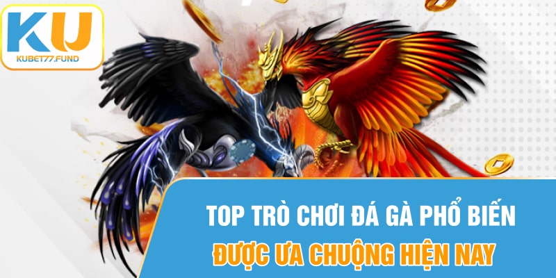 Top trò chơi đá gà phổ biến được ưa thích tại KUBET77