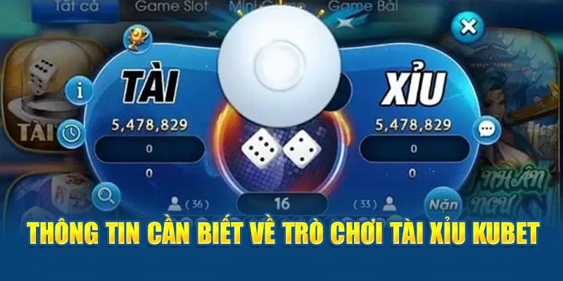 Vài nét cần biết về trò chơi tài xỉu Kubet
